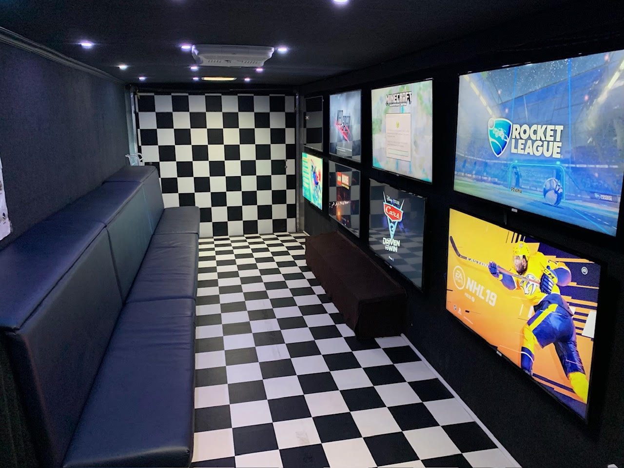 GameZoneMVP gaming truck interior