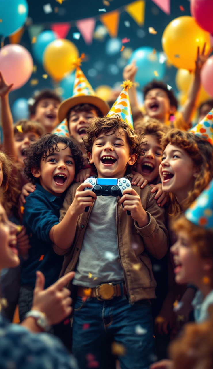 Birthday party gaming truck